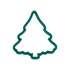 Christmas Tree Cut Out Wavy