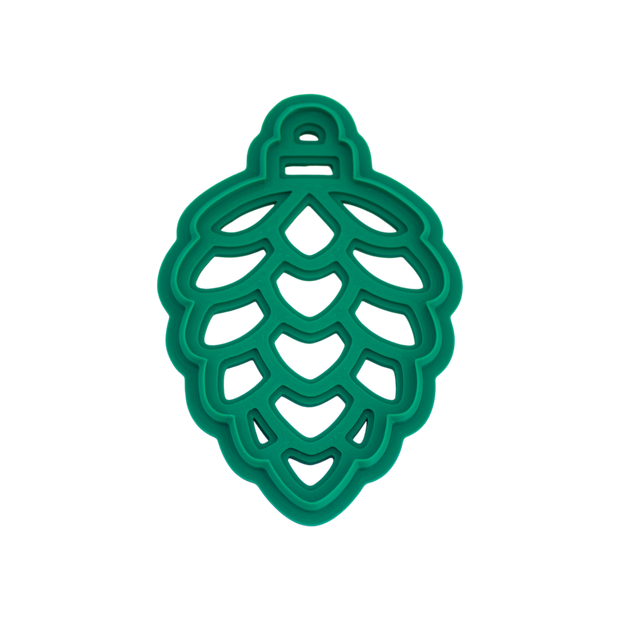 Fir Cone Christmas Cutter With Embossing