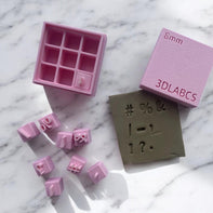 Symbol Clay Stamp Set  3D Printed Pottery Stamps for Ceramics, Soap & Clay  Includes Storage Box  Optional Extension Handle