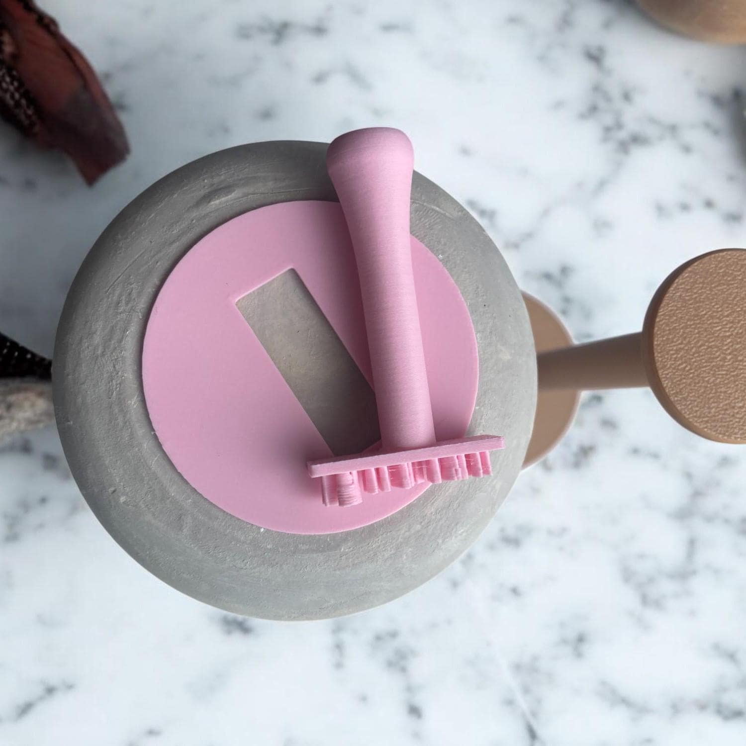 Pottery Stamp Pressing Stand – Support for Stamping on Mugs, Cups & More – Pottery, Ceramics, Clay - Pottery Tools