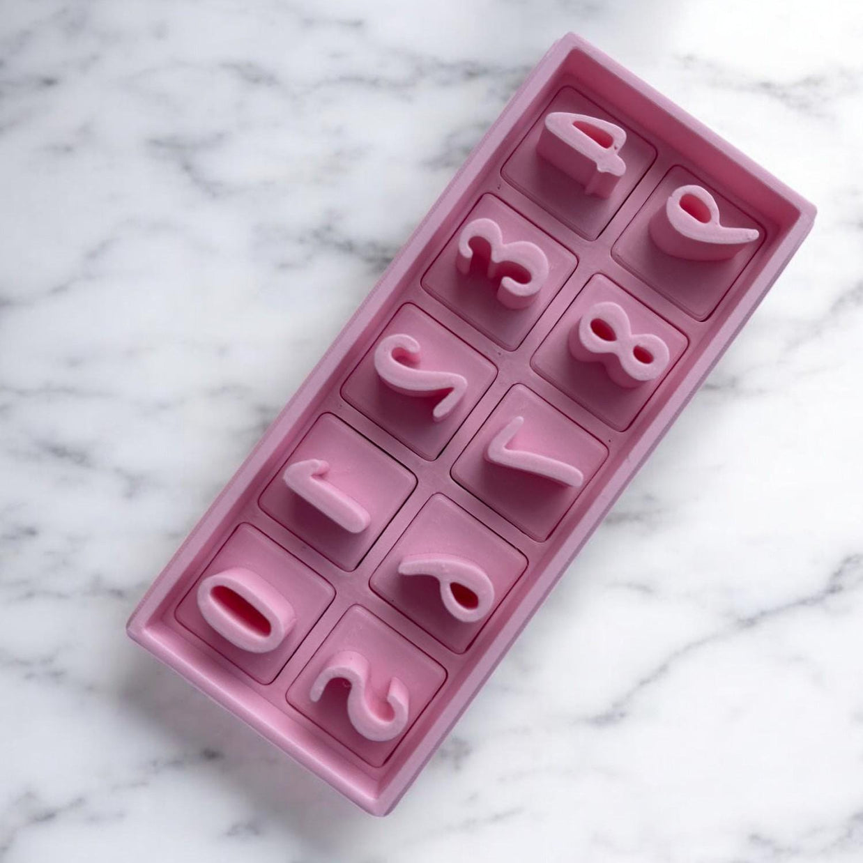 3D Printed Pottery Number Stamps Set with Storage Box – Clay Stamp Set for Ceramics & Polymer Clay – Optional Extension Handle