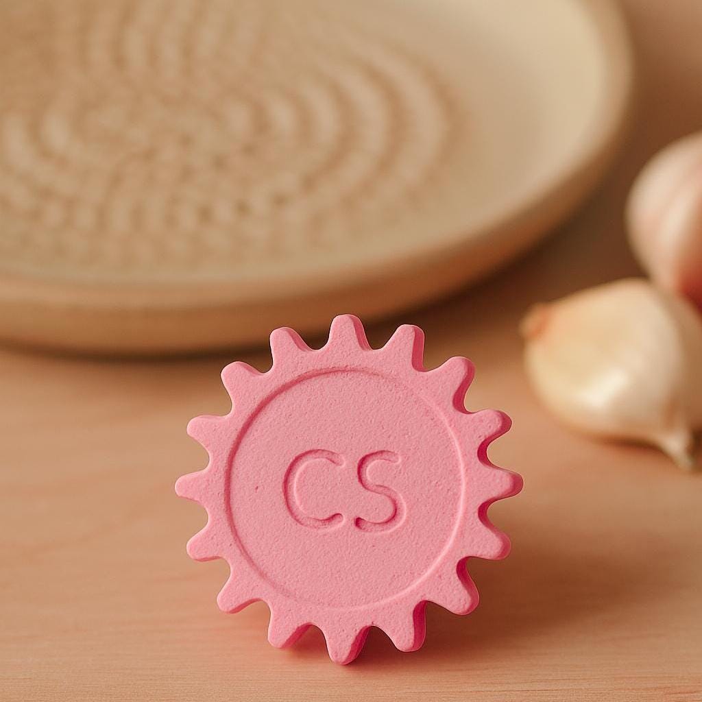 Pottery Texture Tool  – Textured Garlic Grater – 3D Printed Clay Tool – 5 Variants