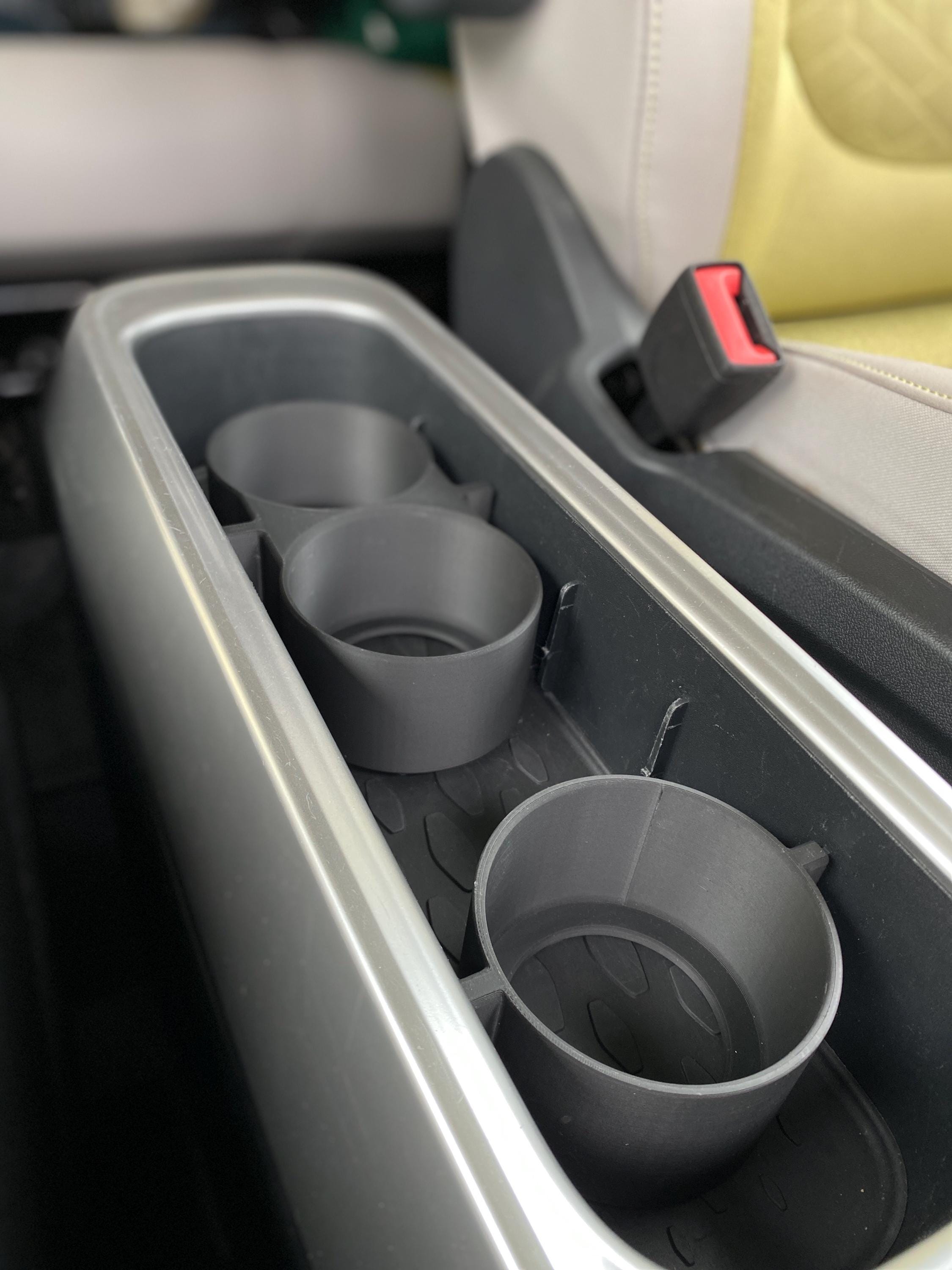 ID. Buzz Box Dual Cup Holder Insert For Center Console - 3D Printed Accessory for Buzz Box Console *PLA or PETG*