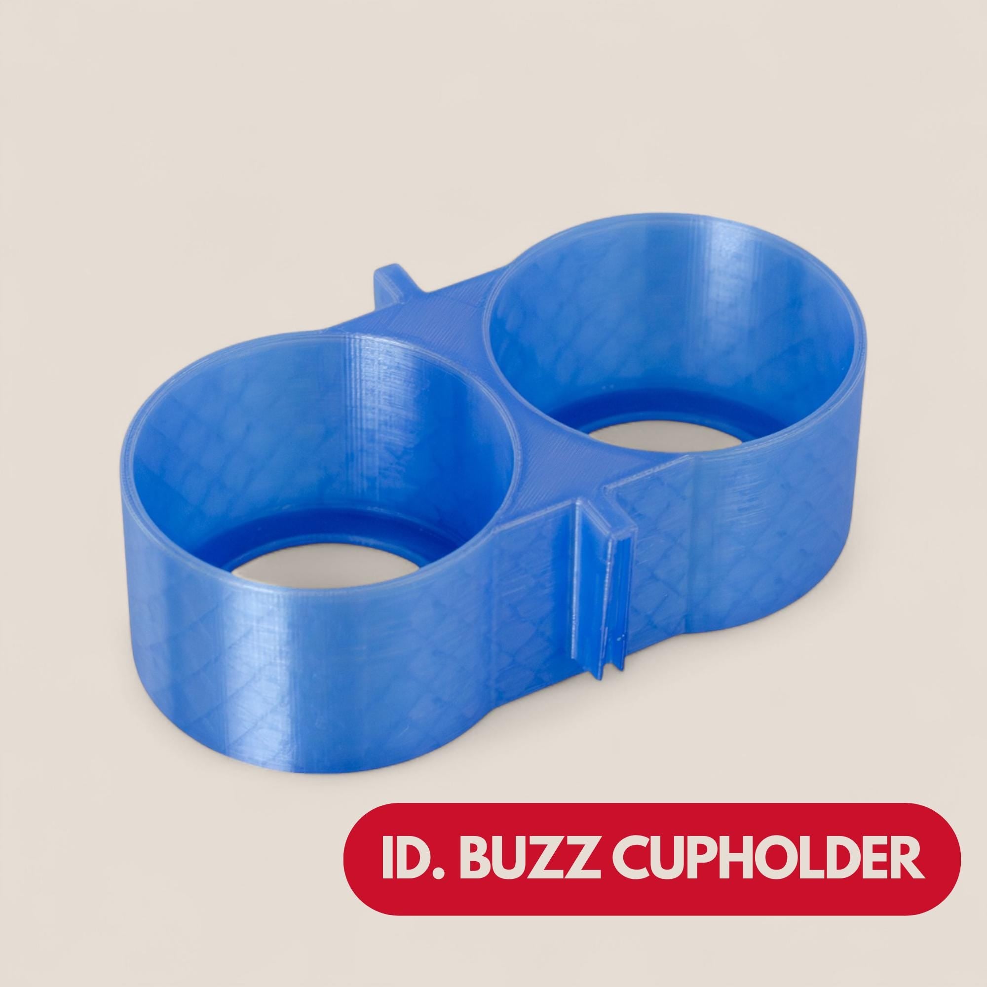 ID. Buzz Box Dual Cup Holder Insert For Center Console - 3D Printed Accessory for Buzz Box Console *PLA or PETG*