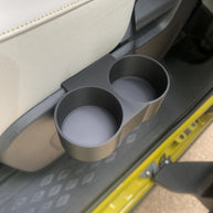 ID. Buzz Back Seat Dual Cup Holder Removable Side-Mount - 3D Printed Accessory for ID. Buzz *Two options*