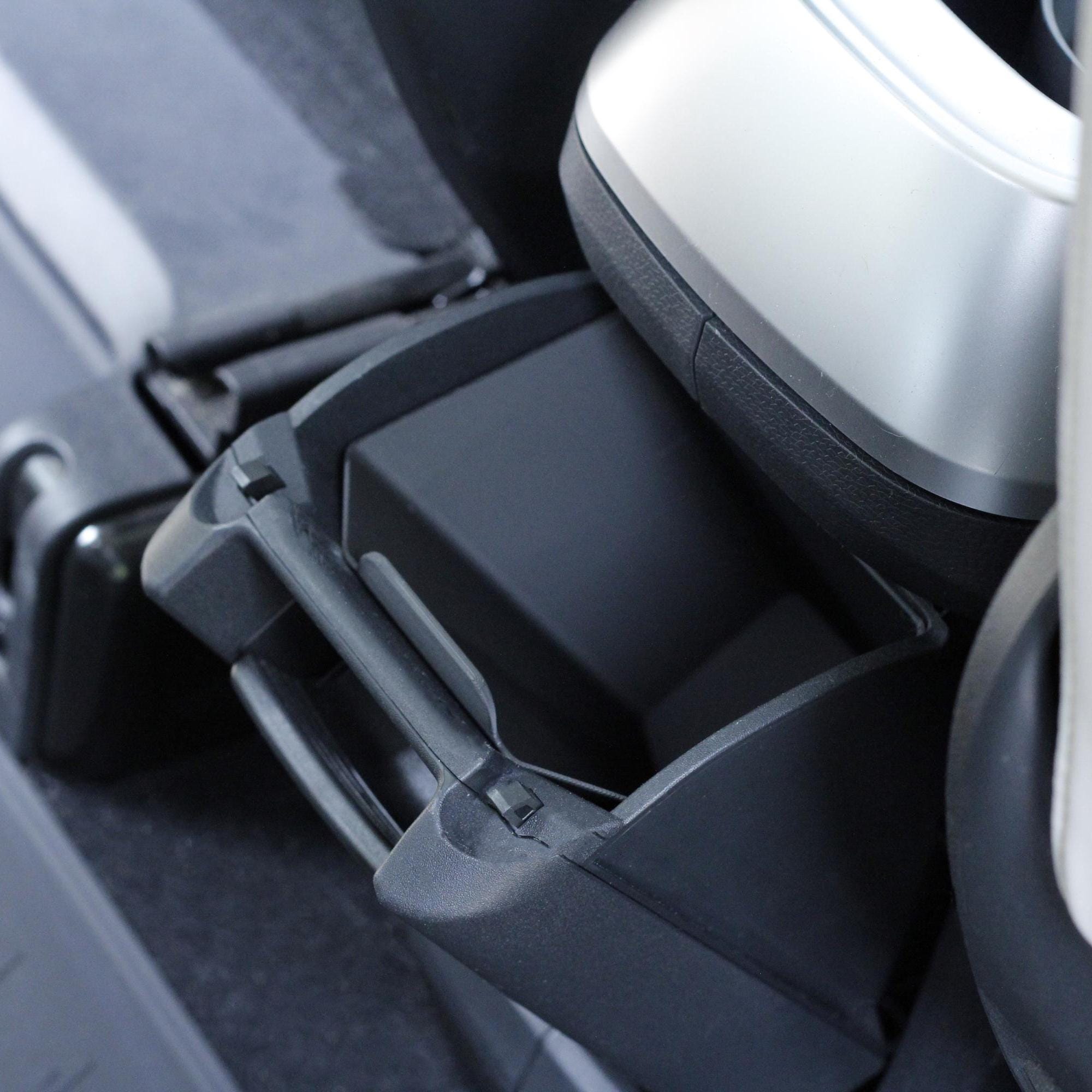 ID. Buzz Removable Trash Bin / Storage Box – 3D Printed Organizer for Angled Rear Console Slot-  3D Printed Insert Accessory for VW ID. Buzz