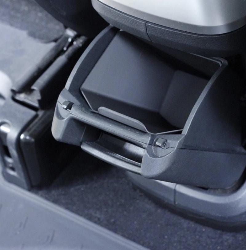 ID. Buzz Trash Bin – Custom 3D-Printed Buzz Box Waste Bin Container - 3D Printed Accessory for VW ID. Buzz