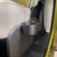 ID. Buzz Back Seat Dual Cup Holder Removable Side-Mount - 3D Printed Accessory for ID. Buzz *Two options*