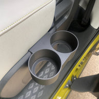 ID. Buzz Back Seat Dual Cup Holder Removable Side-Mount - 3D Printed Accessory for ID. Buzz *Two options*
