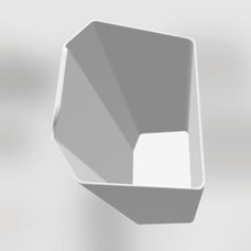 ID. Buzz Removable Trash Bin / Storage Box – 3D Printed Organizer for Angled Rear Console Slot-  3D Printed Insert Accessory for VW ID. Buzz